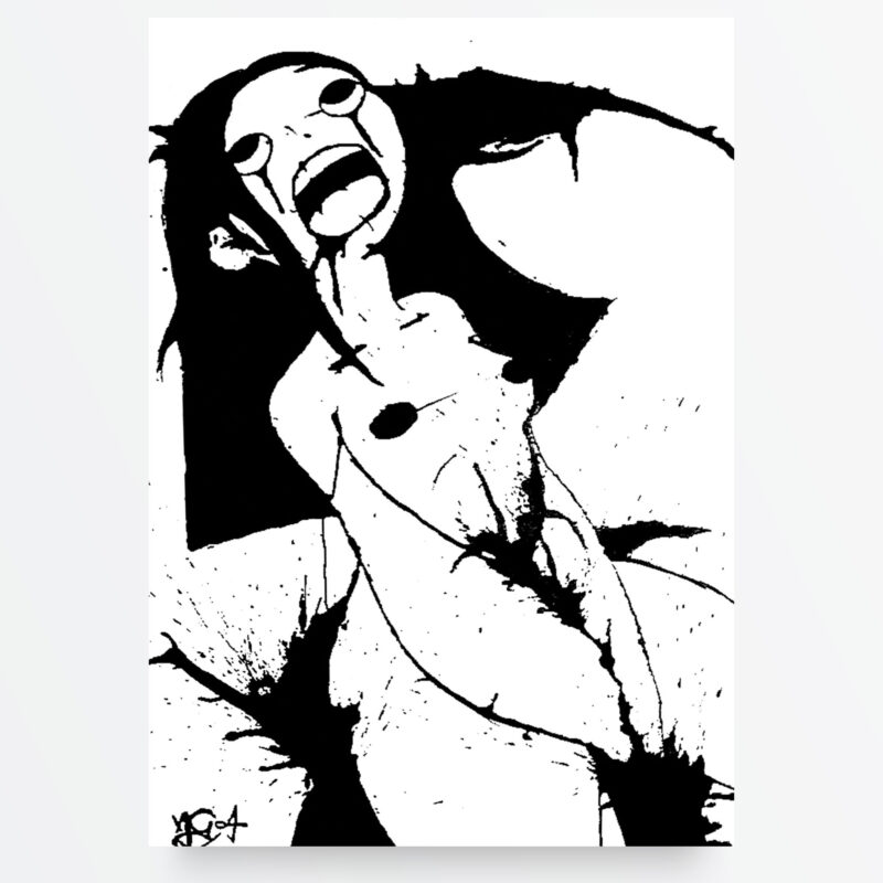 Dark Art, LowBrow Art, Punk Art e Horror Art- Uccidimi Ancora Compiacimento di Diego Gabriele