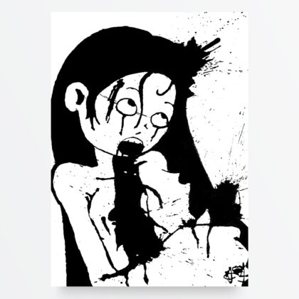 Dark Art, LowBrow Art, Punk Art e Horror Art- Uccidimi Ancora Crudele di Diego Gabriele