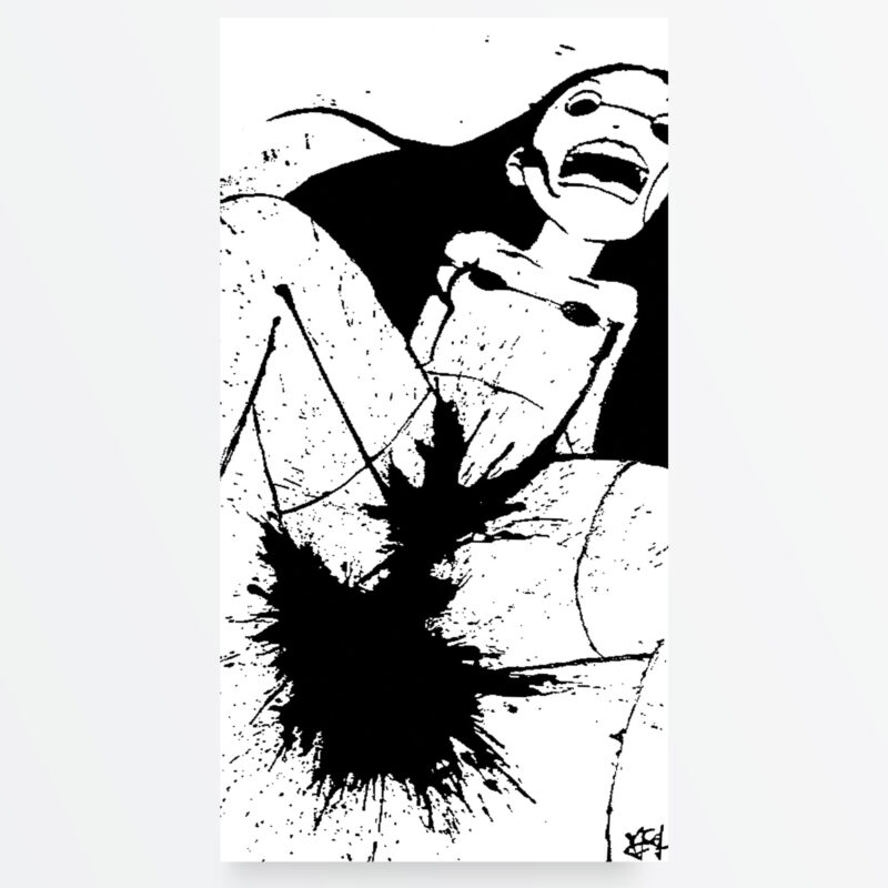 Dark Art, LowBrow Art, Punk Art e Horror Art- Uccidimi Ancora Emoragia di Diego Gabriele