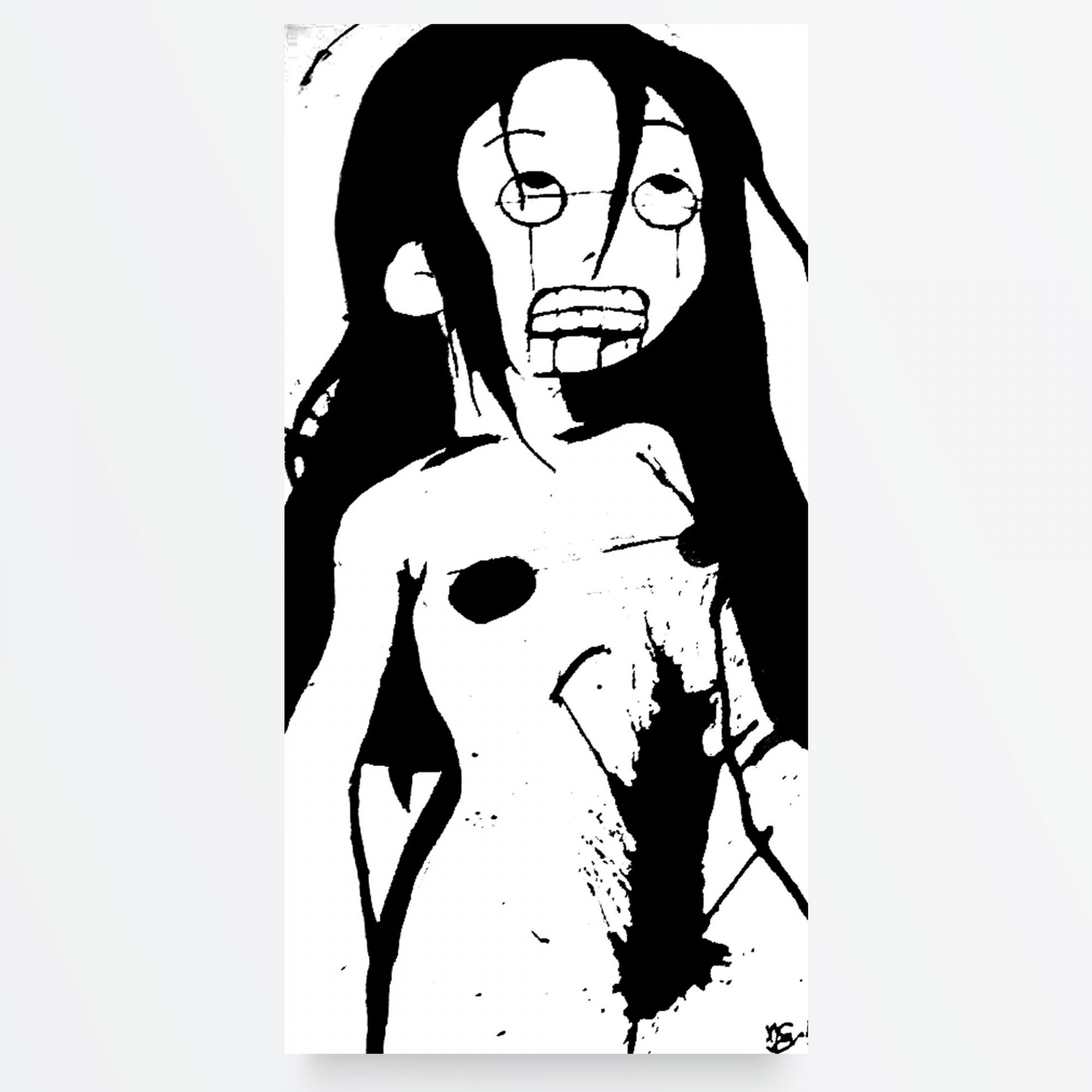 Dark Art, LowBrow Art, Punk Art e Horror Art- Uccidimi Ancora Feto di Diego Gabriele