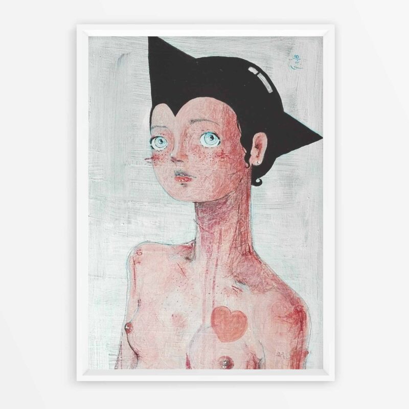 Cosplayer allo specchio AstroBoy Pittura contemporanea