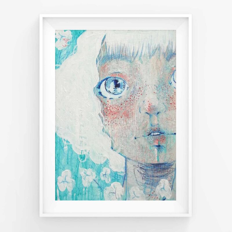 Ritratto di Ninfa - Dipinto Originale - immagine 3