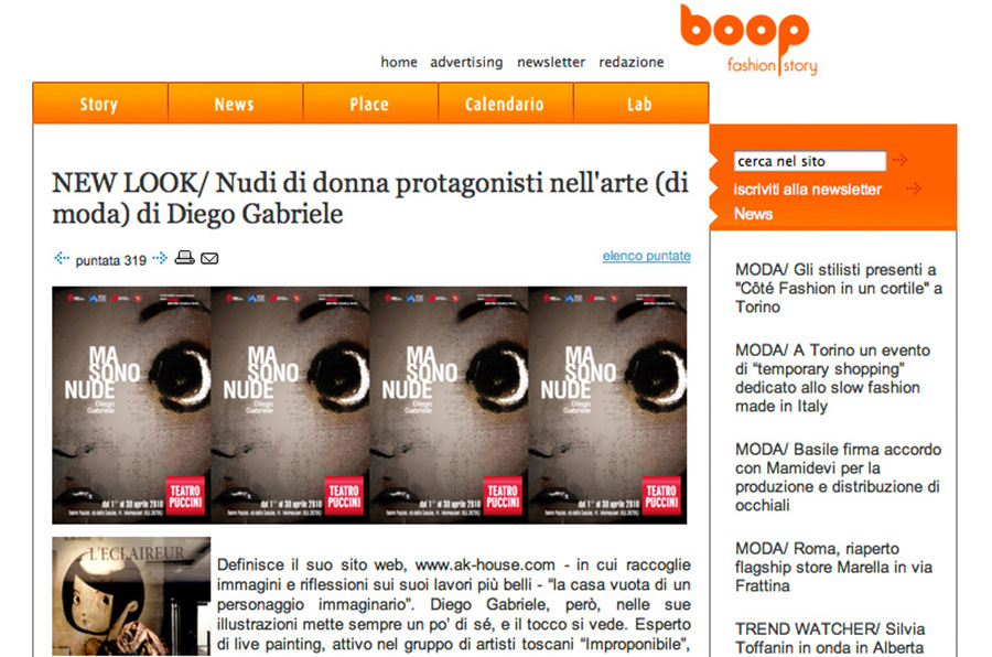 Boop/Fashion Story Intervista a Diego Gabriele