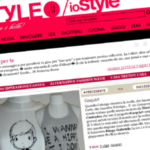 ioStyle t-shirt Diego Gabriele