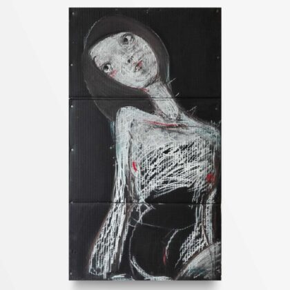 2012 Fondi neri, quadro ad acrilico di Diego Gabriele
