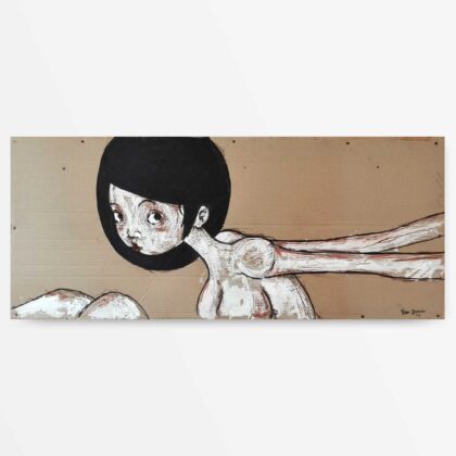 lowbrow art Ma sono nude Legata di Diego Gabriele