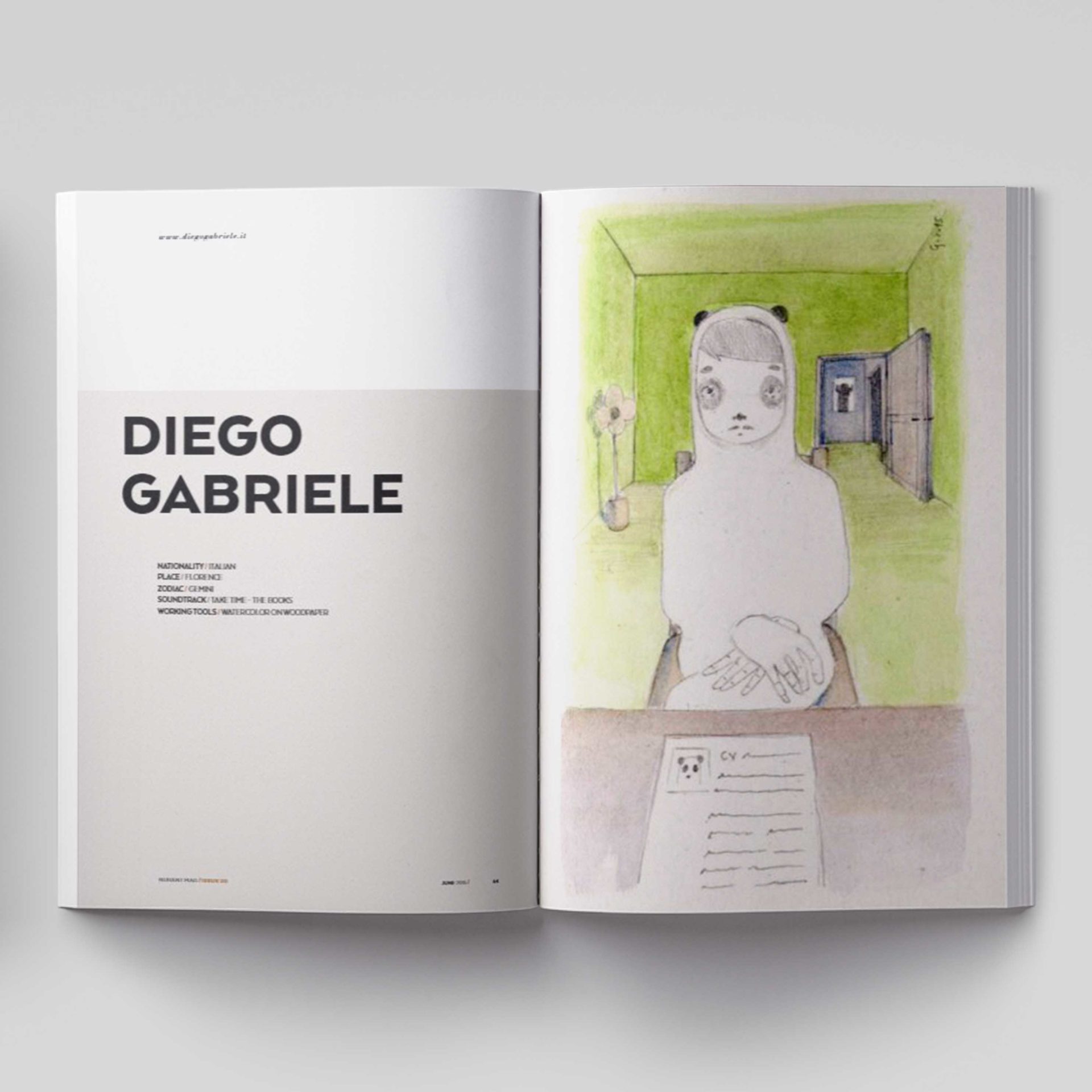 Illustrazioni editoriali per Nurant di Diego Gabriele