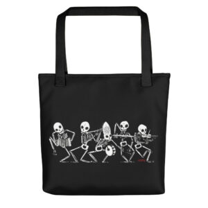 Danza Macabra Shopping Bag Nera by Diego Gabriele
