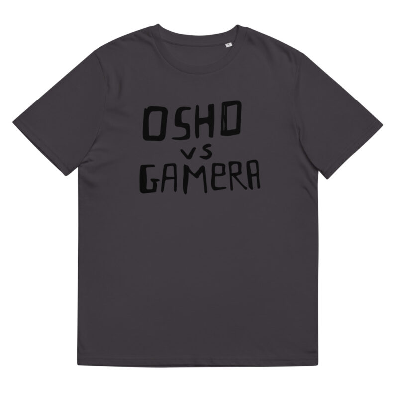 Osho vs Gamera – Le Magliette dei Disegni – T-shirt 100% cotone organico - UNISEX - immagine 6