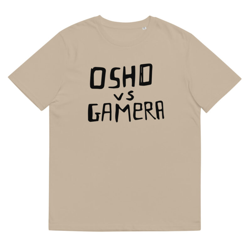 Osho vs Gamera – Le Magliette dei Disegni – T-shirt 100% cotone organico - UNISEX - immagine 7