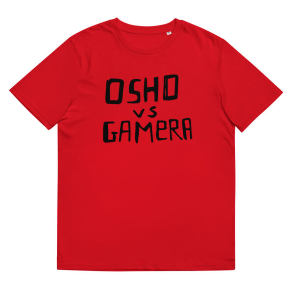 Osho vs Gamera – Le Magliette dei Disegni – T-shirt 100% cotone organico - UNISEX - immagine 5