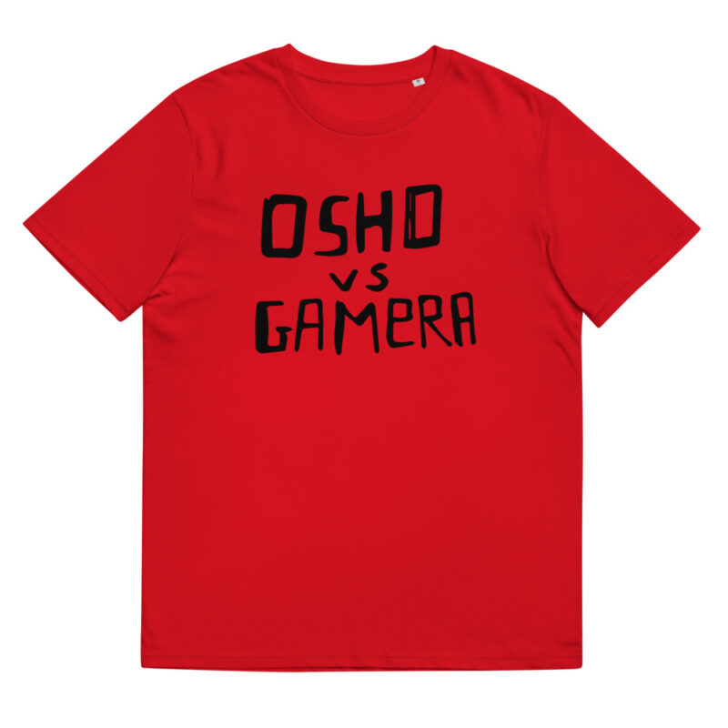 Osho vs Gamera – Le Magliette dei Disegni – T-shirt 100% cotone organico - UNISEX - immagine 5