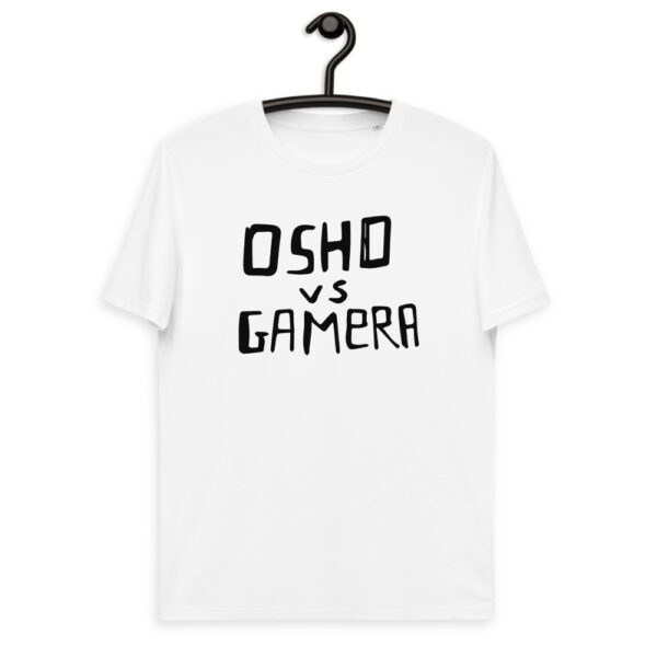 Osho vs Gamera – Le Magliette dei Disegni – T-shirt 100% cotone organico - UNISEX - immagine 3
