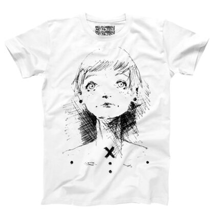 t-shirt indie rock 02 bianco