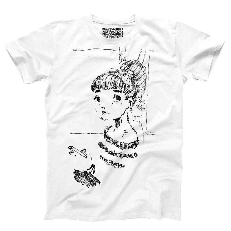 t-shirt indie rock 03 bianco