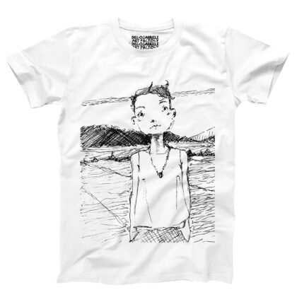 t-shirt indie rock 05 bianco