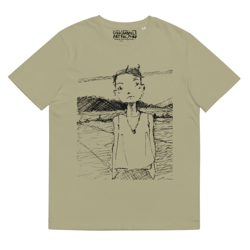 unisex organic cotton t shirt sage front 6234931c559d7