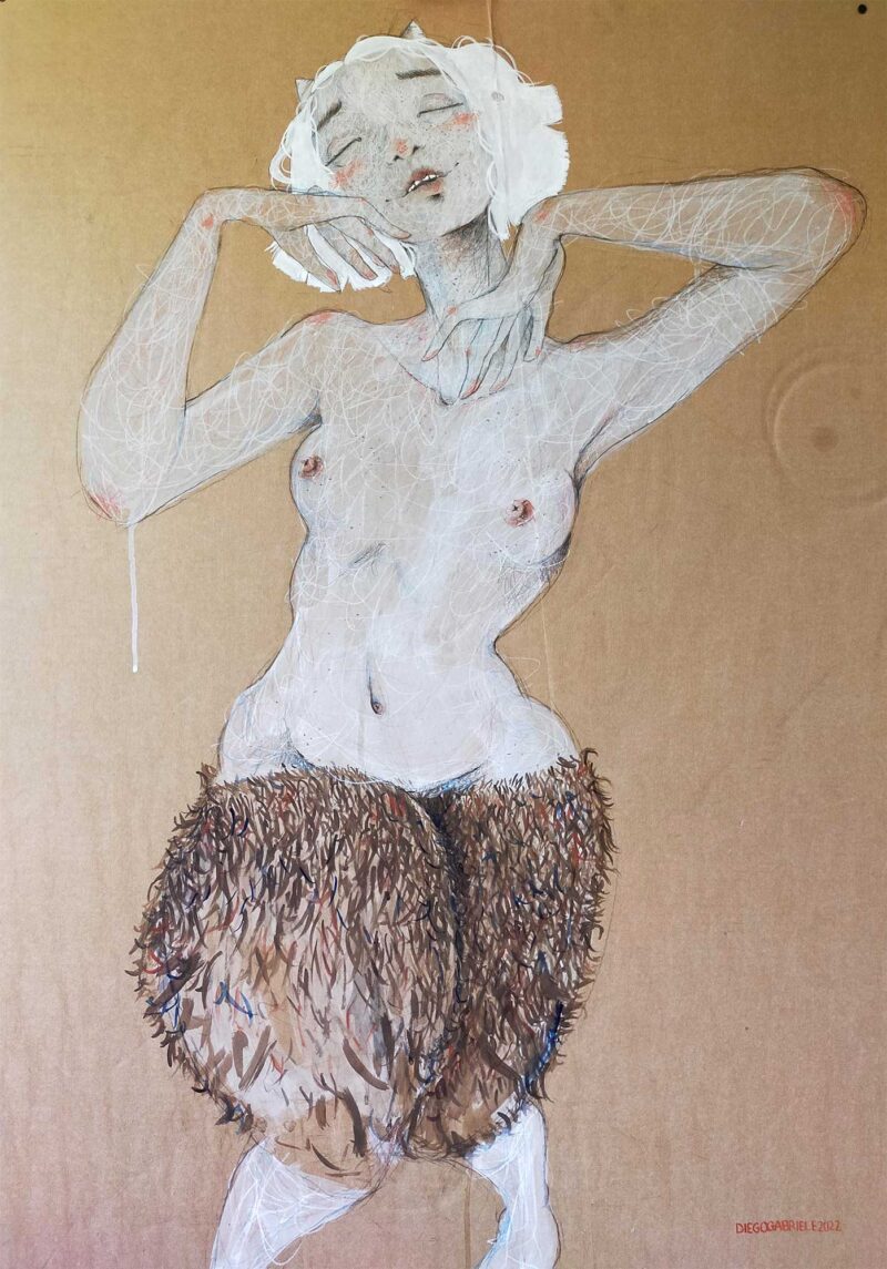 2022 Pandisca, la metamorfosi di Pan pittura contemporanea Diego Gabriele