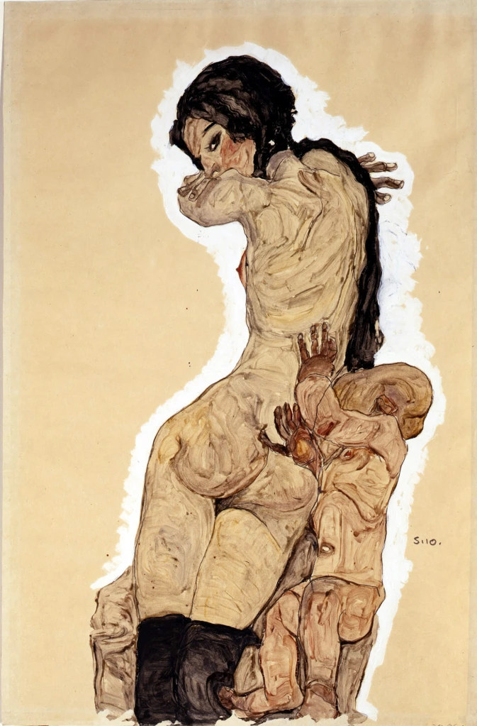 egon schiele donna con homunculus Gerda Wegener