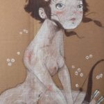 Ninfa di Diana in Primavera Pittura Figurativa Contemporanea Diego Gabriele